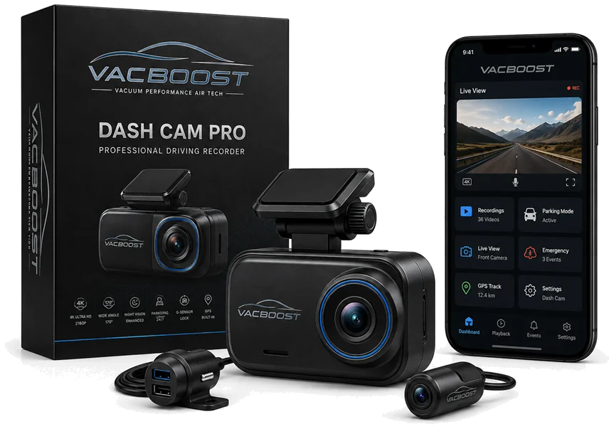 Vacboost Dash Cam Pro